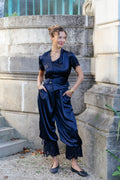 PANTALON BLOOMERS EN SOIE