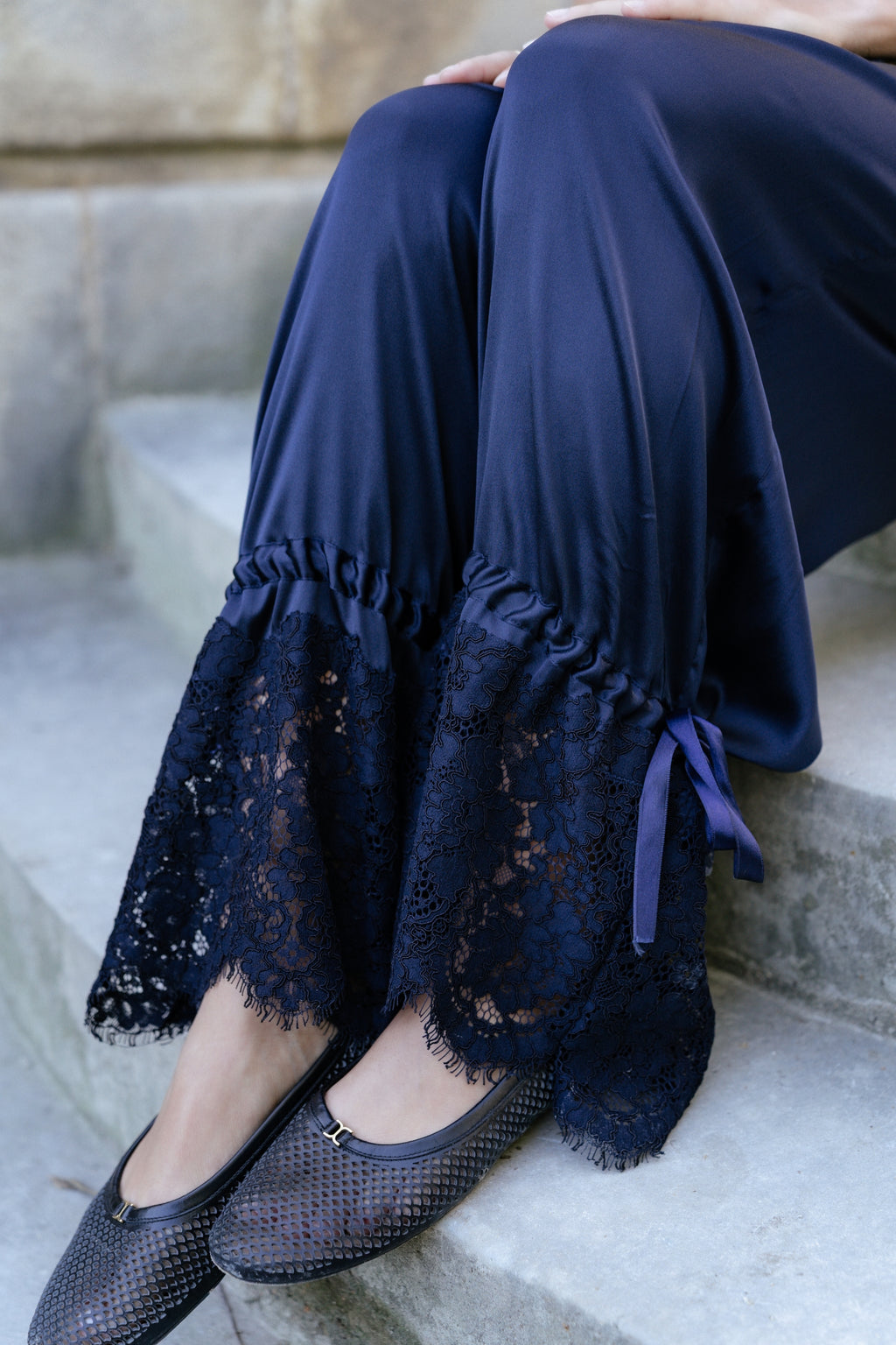 PANTALON BLOOMERS EN SOIE
