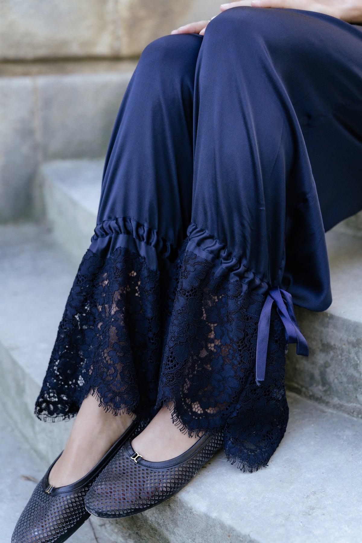 PANTALON BLOOMERS EN SOIE