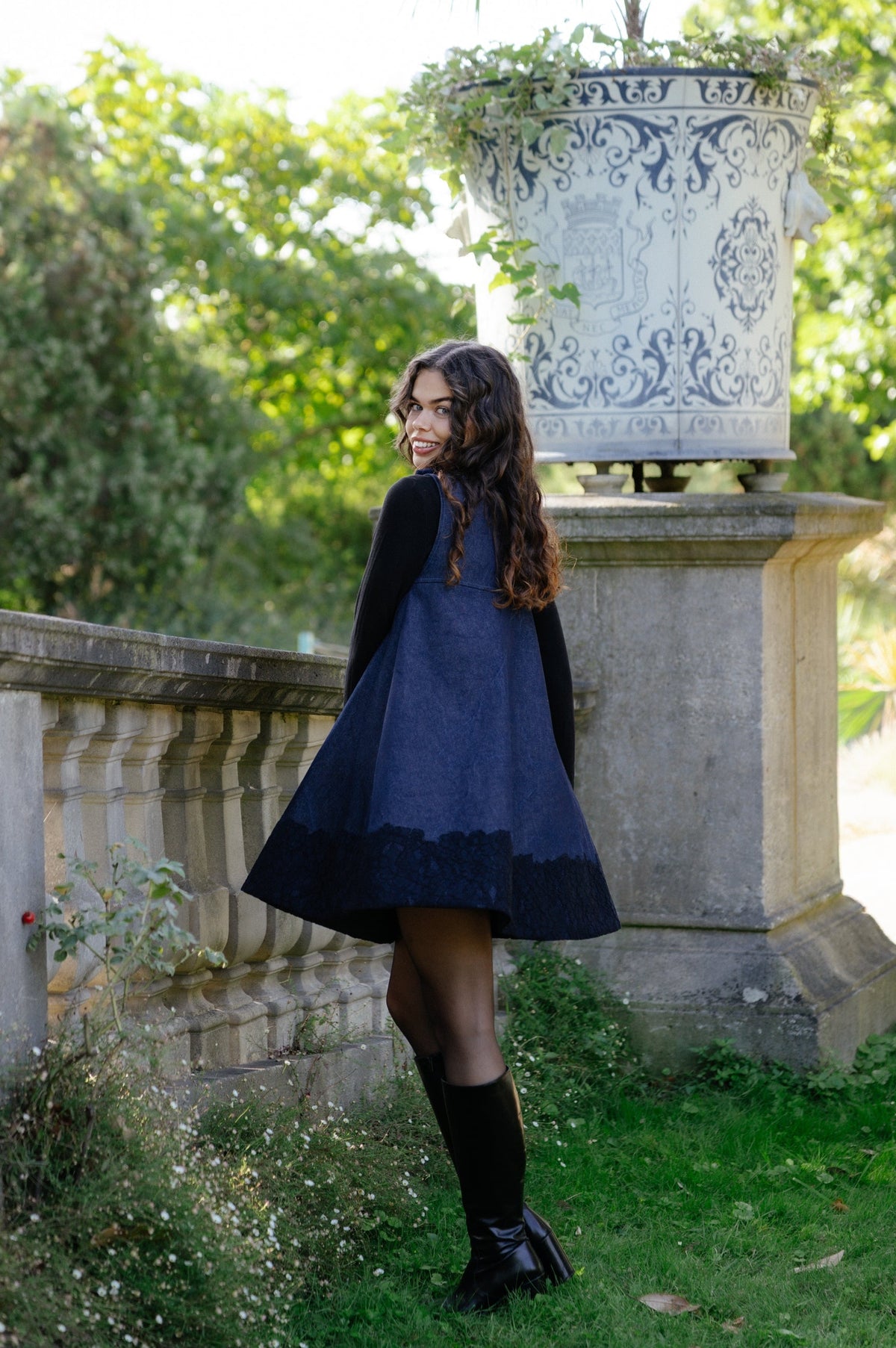 ROBE SALOPETTE EN DENIM