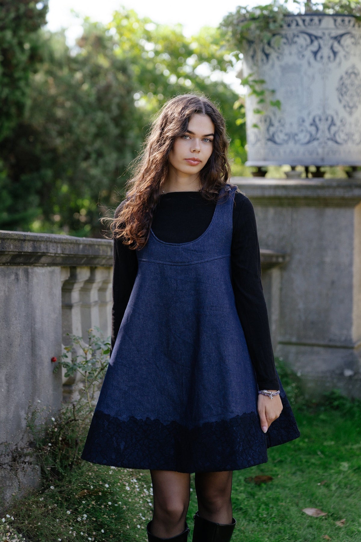 ROBE SALOPETTE EN DENIM
