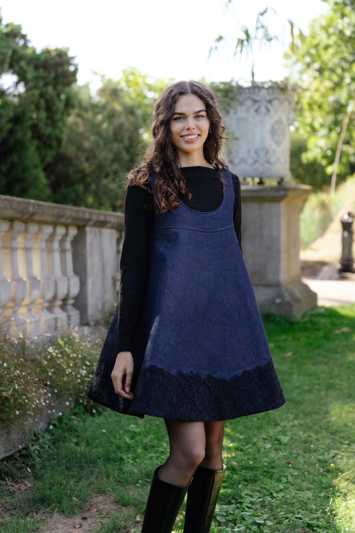 ROBE SALOPETTE EN DENIM